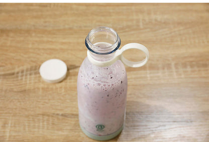 ミキサー スムージー 400ml 小型 ミニ 持ち運び コードレス 携帯 充電式 USB 氷も砕ける ジューサー コードレスミキサー ビーミー at-02(代引不可)