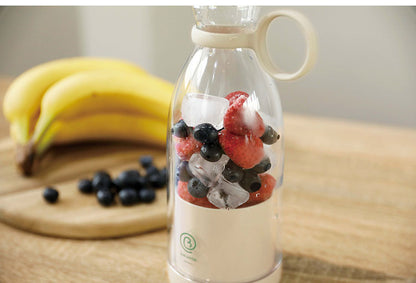 ミキサー スムージー 400ml 小型 ミニ 持ち運び コードレス 携帯 充電式 USB 氷も砕ける ジューサー コードレスミキサー ビーミー at-02(代引不可)