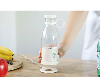 ミキサー スムージー 400ml 小型 ミニ 持ち運び コードレス 携帯 充電式 USB 氷も砕ける ジューサー コードレスミキサー ビーミー at-02(代引不可)