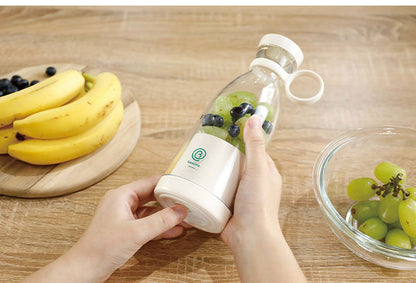 ミキサー スムージー 400ml 小型 ミニ 持ち運び コードレス 携帯 充電式 USB 氷も砕ける ジューサー コードレスミキサー ビーミー at-02(代引不可)