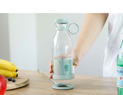 ミキサー スムージー 400ml 小型 ミニ 持ち運び コードレス 携帯 充電式 USB 氷も砕ける ジューサー コードレスミキサー ビーミー at-02(代引不可)