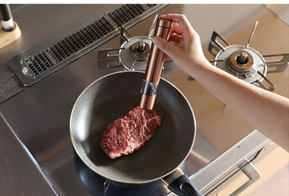 ATOMICO 電動ミル 2本セット ソルト&ペッパー 電動ペッパーミル 電動ソルトミル  岩塩 胡椒 こしょう 軽量 キッチン 家電