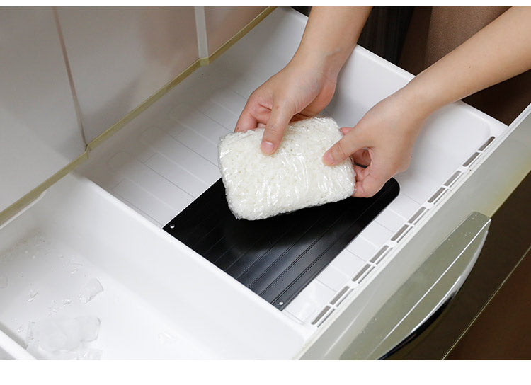 シービージャパン atomico 解凍プレート S 急速解凍 解凍皿 まな板 解凍板 粗熱 解凍まな板 自然解凍 冷凍食品(代引不可)【メール便】