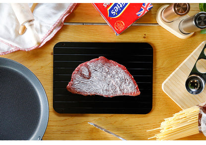 シービージャパン atomico 解凍プレート S 急速解凍 解凍皿 まな板 解凍板 粗熱 解凍まな板 自然解凍 冷凍食品(代引不可)【メール便】