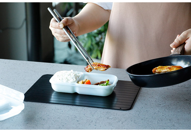 シービージャパン atomico 解凍プレート M 急速解凍 解凍皿 まな板 解凍板 粗熱 解凍まな板 自然解凍 冷凍食品(代引不可)【メール便】