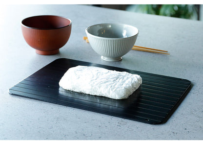 シービージャパン atomico 解凍プレート M 急速解凍 解凍皿 まな板 解凍板 粗熱 解凍まな板 自然解凍 冷凍食品(代引不可)【メール便】