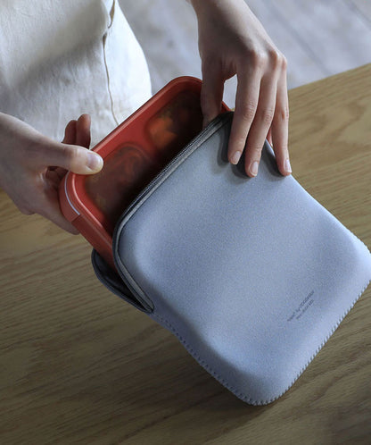 抗菌フードマン 800 & ケース 2点セット 通販 お弁当箱 箸 薄型弁当 薄型弁当箱フードマン 弁当箱 ランチボックス 弁当箱入れ 弁当ケース シンプル CB JAPAN シービージャパン(代引不可)