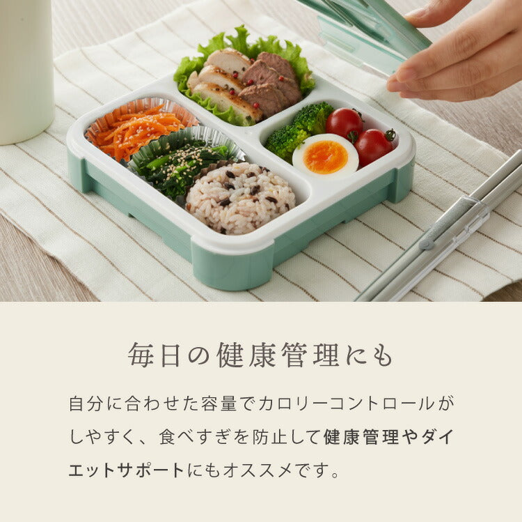 弁当箱 400ml 抗菌 フードマン FOODMAN 薄型 1段 食洗機対応 レンジ