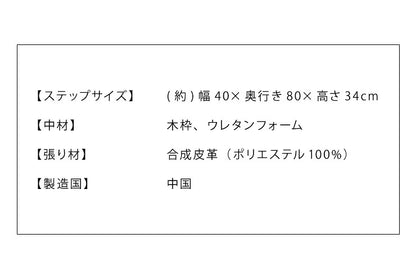 ドッグステップ 階段 スロープ型 4段 犬用 幅40cm アイボリー ブラック ブラウン PVC レザー 小型犬 高齢犬 シニア犬 おしゃれ シンプル かわいい ペットステップ スロープ ペットスロープ ペット ペット用 犬 ソファ