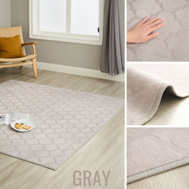 ラグ 洗える モロッカン柄 190×240cm おしゃれ モロッカンデザイン 北欧 モダン かわいい モロッコ 柄 滑り止め ラグマット カーペット(代引不可)