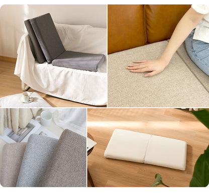 ロングシートクッションマット 折りたたみ 50×150cm 7cm厚 3つ折り 3人掛け ソファ対応 洗える おしゃれ ナチュラル かわいい 長座布団 ソファーパッド ソファパッド シートクッション クッション(代引不可)