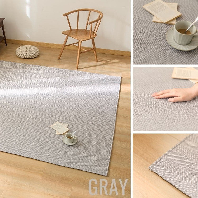 ラグ 洗える ヘリンボン 撥水 130×185cm おしゃれ 北欧 ヘリンボーン グレー ベージュ 滑り止め ラグマット カーペット ウォッシャブル はっ水(代引不可)