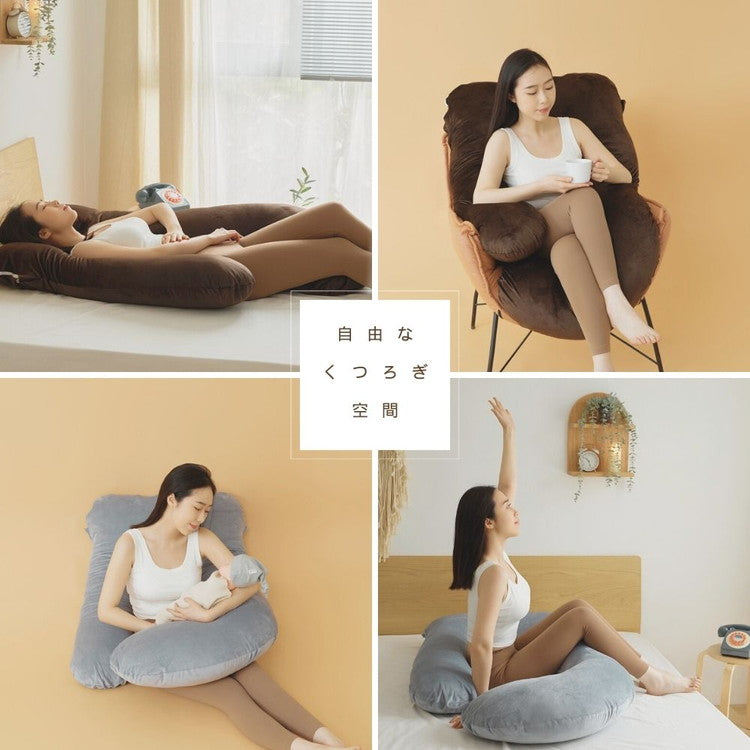 抱き枕 J字 70×140cm 洗える 首こり 肩こり 腰痛対策 いびき防止 横向き 仰向け うつ伏せ 横向き寝 うつぶせ寝 ロング クッション 授乳 妊婦 安眠 マタニティ 枕 出産祝い(代引不可)