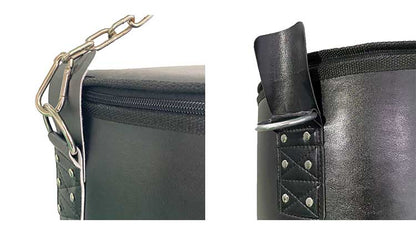 サンドバッグPRO 150cm くさり付き 中身入り 高級レザー合皮【メーカー1年保証】ファイティングロード 型崩れを防ぐウレタン入り サンドバッグ プロ仕様 フィットネス 空手 ボクシング ファイティングバッグ パンチングバッグ(代引不可)