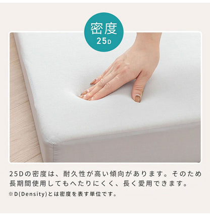 【マットレス単品】OKU-PITA セミダブル 絶対にズレない敷きパッド ズレない 秋 置くだけ ぴったり ゴムなし ベッドパッド さらさら レーヨン パイル 折りたたみ 三つ折り 高反発ウレタン おくぴた(代引不可)