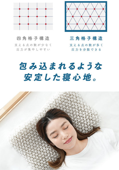 【2個セット】 ゲル枕 KUMO+ ジェル 枕 マクラ 枕カバー 肩こり 首こり 横向き寝 洗える 体圧分散 ゲル ゲルクッション 枕 カバー付き 枕難民 おすすめ ホワイト ギフト プレゼント 父の日 母の日(代引不可)