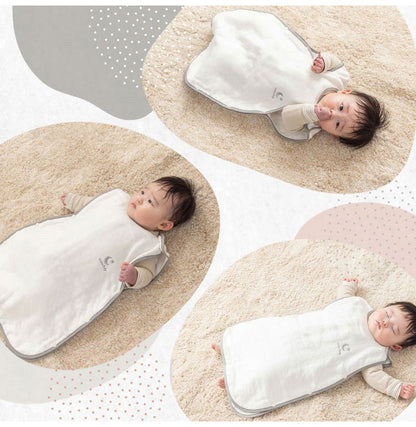 6重ガーゼベビースリーパー 6重ガーゼ 綿100% 日本製 退院 ベビー 幼児 新生児 赤ちゃん 防寒 オールシーズン シンプル 洗える 出産祝い プレゼント ギフト 国産 スリーパー(代引不可)【メール便配送】