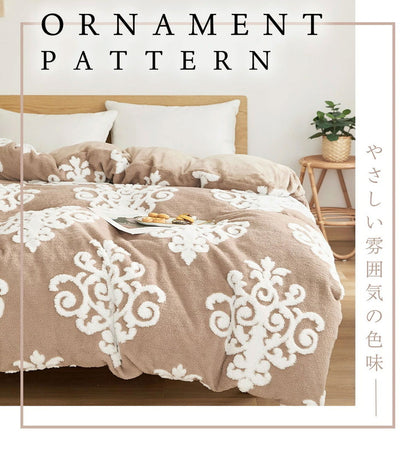 布団カバーセット シングル あったか 冬用 シングルロング フランネル なめらか 毛布にもなる おしゃれ かわいい 一人暮らし 北欧 ふわふわ 掛けカバー 布団カバー 毛布 カバー セット (代引不可)