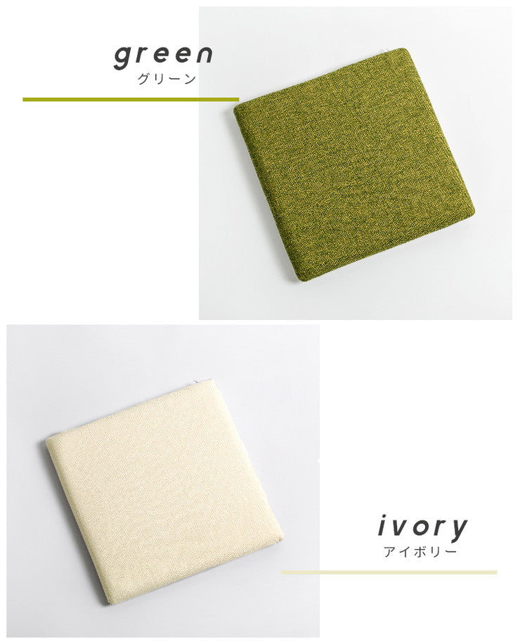 【5%OFF】【4枚セット】 クッション 極厚 チェアパッド 低反発 40cm×40cm 四角 在宅ワーク 椅子 洗える 正方形 座布団 すべり止め 厚手