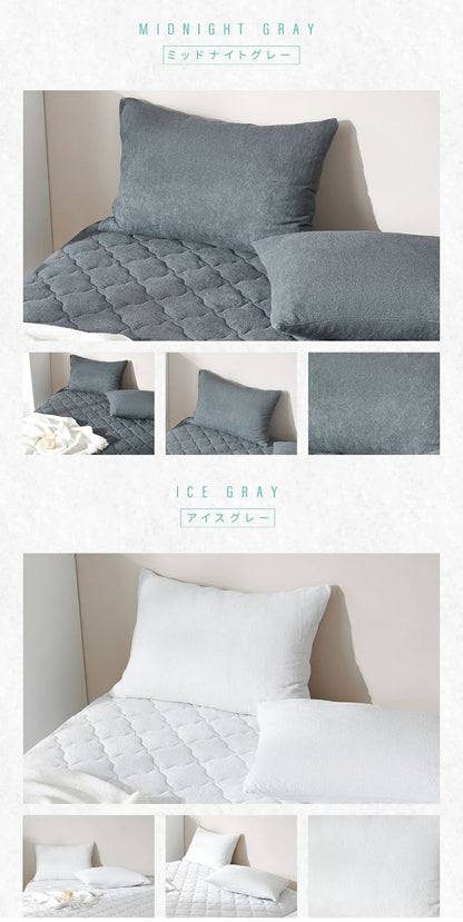 さらさらレーヨンパイル まくらカバー ほんのり涼しい 枕カバー さらさら レーヨン パイル タオル地 抗菌 ベッドパッド さっぱり 冷感 枕 まくら マクラ ピローケース ピロー(代引不可)