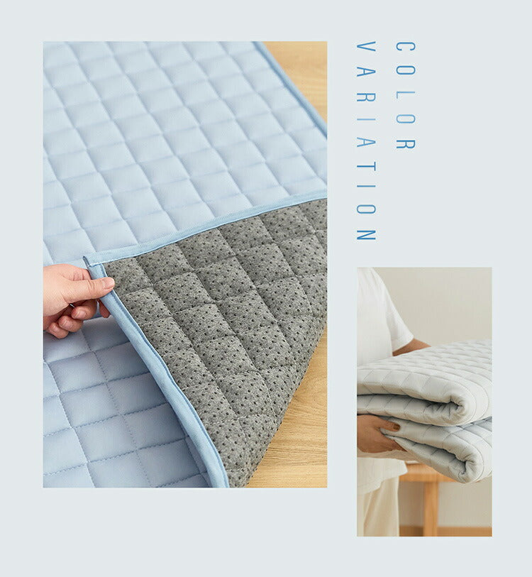 接触冷感 Q-max0.42 冷感ラグ 185×185cm ラグマット COYOLI コヨリ ひんやり おしゃれ 洗える 夏用 冷感マット カーペット おしゃれ 滑り止め キルトラグ(代引不可)