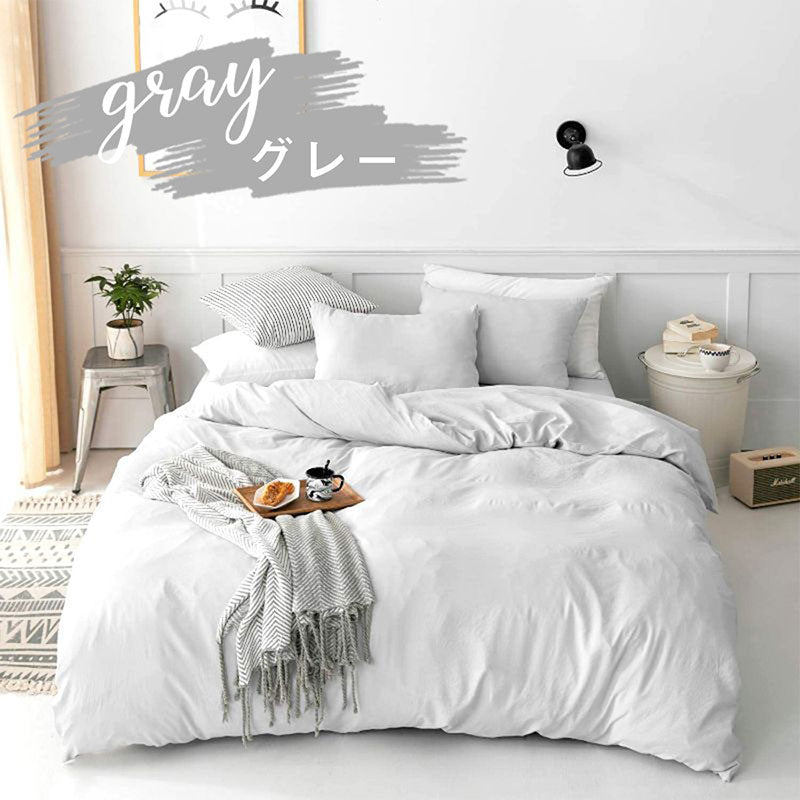 水洗い加工 布団カバー 3点セット シングル かわいい フラットボックスシーツ タイプ おしゃれ ピーチスキン オールシーズン 布団カバーセット 寝具 新生活 洗える 春 夏 秋 冬(代引不可)