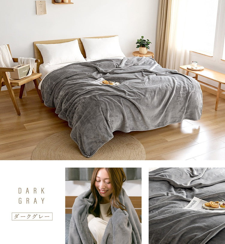 軽くてあったか フランネル 毛布 シングル 薄手 軽い 暖かい くすみカラー マイクロファイバー ニューマイヤー 洗える ブランケット 大判 掛け 韓国インテリア 寝具(代引不可)