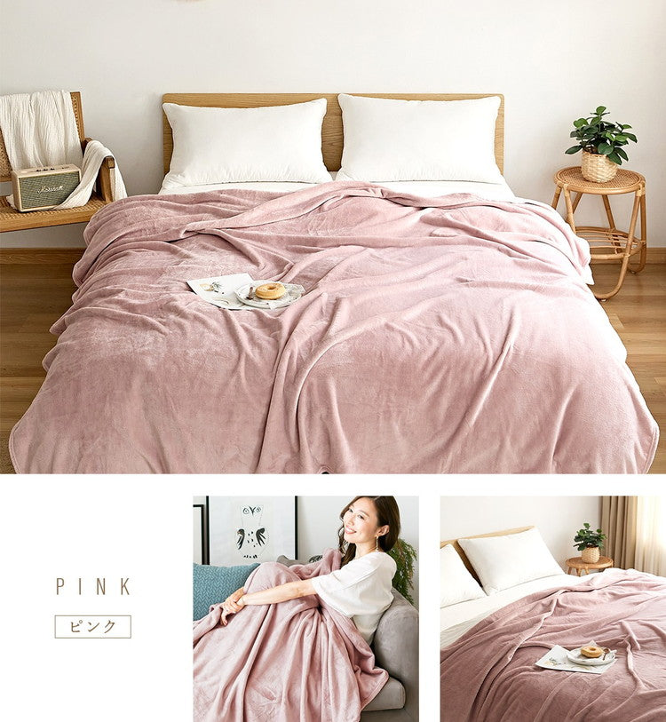 軽くてあったか フランネル 毛布 シングル 薄手 軽い 暖かい くすみカラー マイクロファイバー ニューマイヤー 洗える ブランケット 大判 掛け 韓国インテリア 寝具(代引不可)