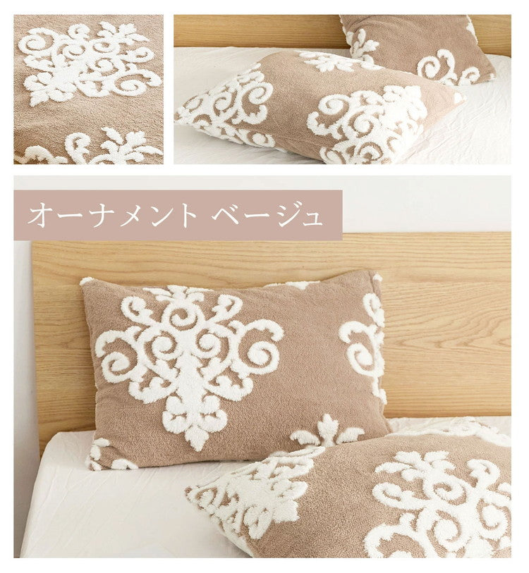 枕カバー あったか 冬用 フランネル なめらか 星柄 猫柄 オーナメント柄 グレー ネイビー ベージュ おしゃれ かわいい 一人暮らし 北欧 ふわふわ 布団カバー まくらカバー カバー (代引不可)【メール便配送】