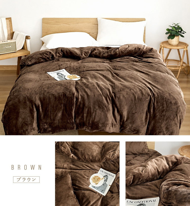 【2枚セット】あったか フランネル 掛け布団カバー シングル ロング 冬用 暖かい おしゃれ くすみカラー 丸洗いOK マイクロファイバー 冬用 ふとんカバー 韓国インテリア 寝具(代引不可)