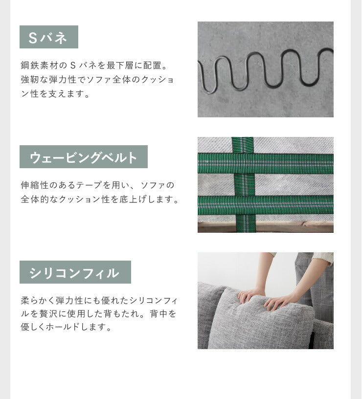 コーナーソファ 4人掛け 幅270cm レザー PVC 北欧 おしゃれ ハイバック L字 I字 オットマン カバーリング ローソファ コーナーソファー カウチソファ 四人掛け concise コンサイス(代引不可)