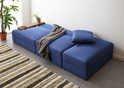 収納付き組み換えソファベッド リクライニング 3人掛け ファブリック 3P 三人掛け ソファ ソファー フロアソファ ソファーベッド シンプル 収納付き (代引不可)