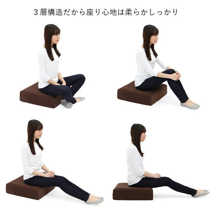 日本製 ふんわり 角 クッション 幅50cm 奥行き50cm おしゃれ シンプル 北欧 ウレタン ウレタンクッション 角型 四角型 国産(代引不可)