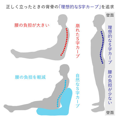 【日本製 産学連携 背中を支える 美姿勢 座椅子】椅子 イス チェア フロアチェア パーソナルチェア リクライニング 国産(代引不可)