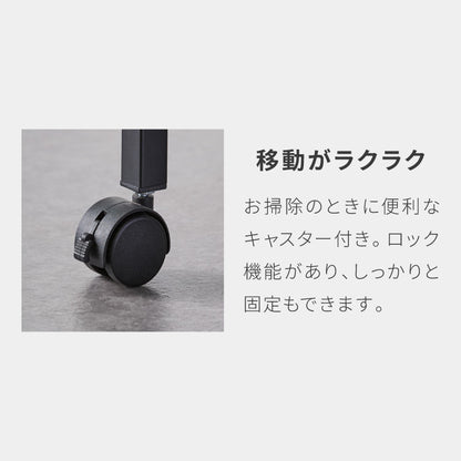 キャスター付き キッチンラック 幅29cm 3段 VOID STACK series すき間収納 すき間ラック キッチンワゴン キッチン ラック シェルフ キッチン収納 台所収納 収納ワゴン