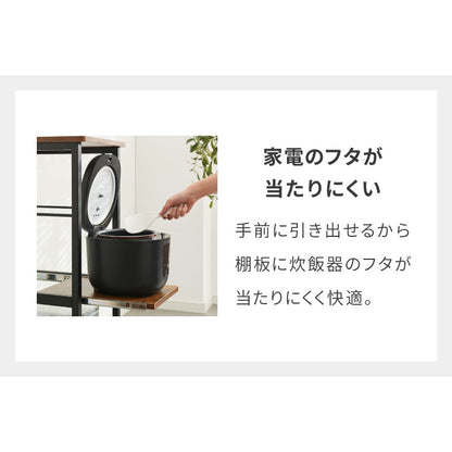 キャスター付き キッチンラック 幅29cm 3段 VOID STACK series すき間収納 すき間ラック キッチンワゴン キッチン ラック シェルフ キッチン収納 台所収納 収納ワゴン