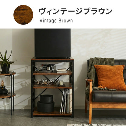 1ドア冷蔵庫 ラック 幅52cm 6段 VOID STACK series 小型冷蔵庫 ラック 冷蔵庫ラック キッチンラック レンジ台 レンジボード レンジラック オープンラック シェルフ キッチン収納 台所収納(代引不可)