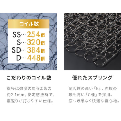 連結金具付き 収納ベッド ダブル ボンネルコイルマットレス付き ベッド 収納付き ベッドフレーム 2口コンセント付き 連結ベッド すのこベッド 宮棚 引き出し付き 一人暮らし マットレス付き(代引不可)