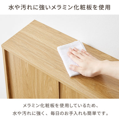 カウンター下収納 連結可能 引戸タイプ 幅60cm UC-SD60 奥行き22cm カウンター 下 引き戸 薄型 カウンター下 カウンター収納 薄型収納 ラック カウンター下 キッチン 収納 食器棚 ラック
