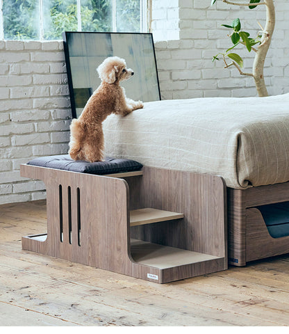 【500円OFF】フランスペット ペットステップベンチ PE01 ドッグステップ ペット 犬 小型犬 高齢犬 シニア犬 老犬 介護 ペット用 段差 階段 ベッドサイド ペット家具 フランスベッド(代引不可)