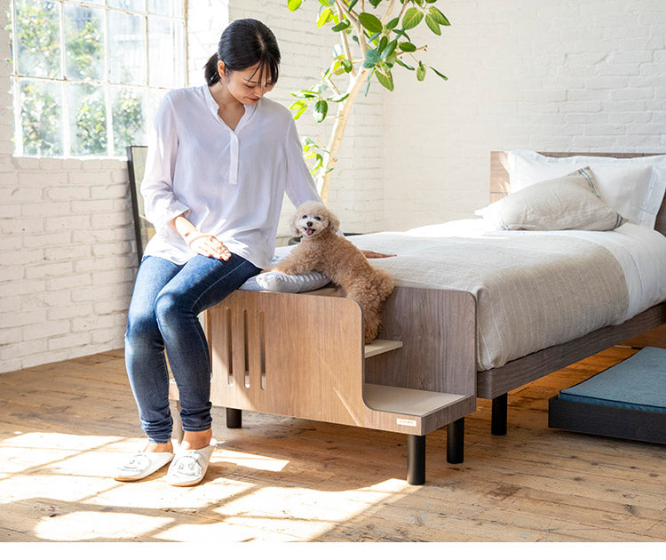 【500円OFF】フランスペット ペットステップベンチ PE01 ドッグステップ ペット 犬 小型犬 高齢犬 シニア犬 老犬 介護 ペット用 段差 階段 ベッドサイド ペット家具 フランスベッド(代引不可)