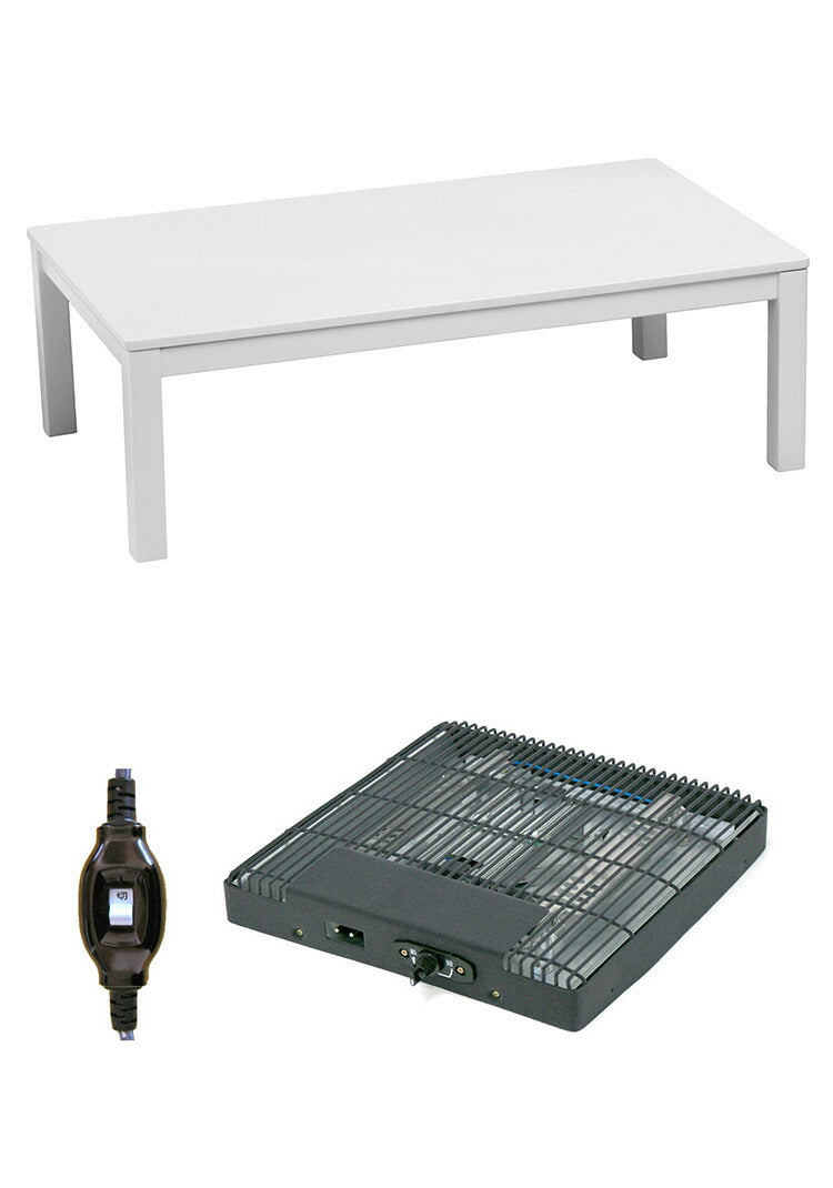 こたつ ホワイト 幅120cm 木脚 おしゃれ 北欧 かわいい シンプル 炬燵 ローテーブル センターテーブル 一人暮らし 新生活 女性 女の子 こたつテーブル 長方形(代引不可)