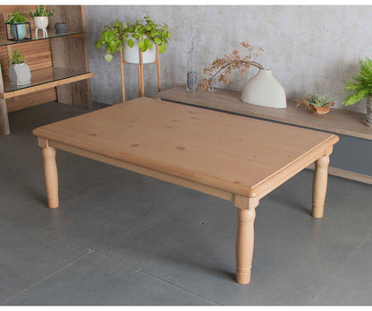 こたつ 長方形 幅120cm 天然木 パイン材 テーブル おしゃれ 北欧 センターテーブル 正方形 おしゃれ こたつテーブル コタツテーブル コタツ 炬燵 一人暮らし(代引不可)