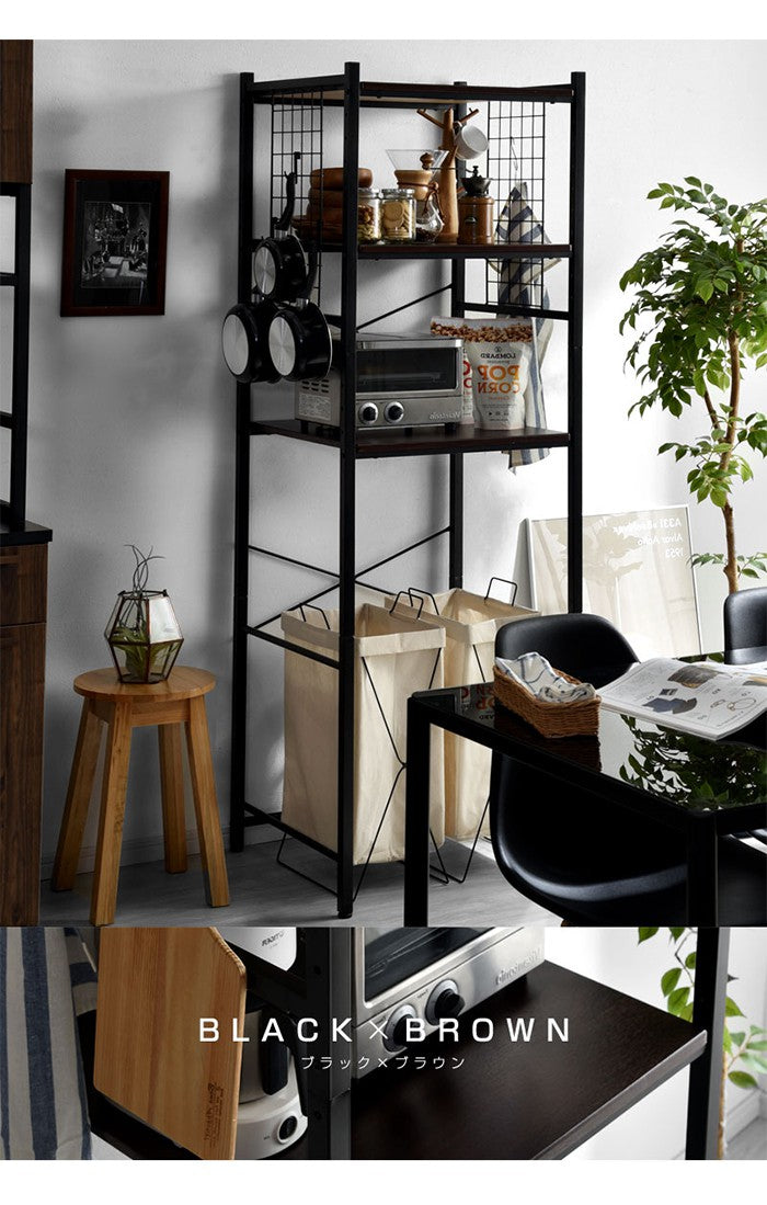 冷蔵庫ラック 幅60cm 大型レンジ対応 キッチン収納 台所 キッチン 隙間収納 すきま収納 キッチンラック 収納ラック ランドリーラック スチールラック キッチン 収納棚 収納(代引不可)