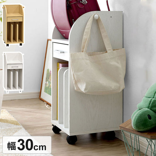 ランドセルラック スリムタイプ キャスター付き ランドセル収納 絵本棚 収納棚 収納シェルフ 収納ラック ランドセル置き(代引不可)