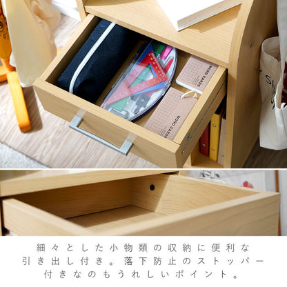 ランドセルラック スリムタイプ キャスター付き ランドセル収納 絵本棚 収納棚 収納シェルフ 収納ラック ランドセル置き(代引不可)