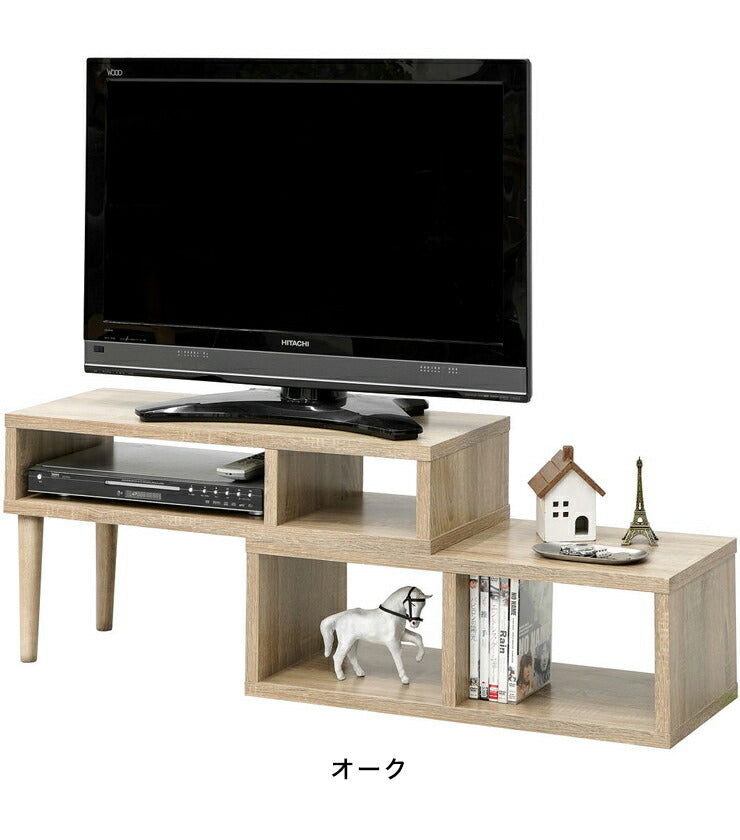 脚付き伸縮式テレビ台 幅100~170cm テレビ台 テレビボード ローボード テレビラック シンプル おしゃれ 伸縮式(代引不可)