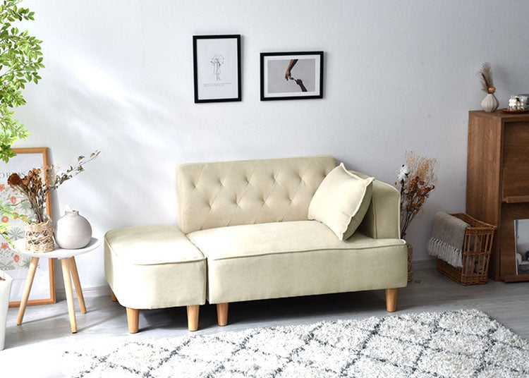 カウチソファ 2人掛けソファ コンパクト カウチソファ ウチソファー ローソファ ソファベッド ソファーベッド コーナー スリム 一人暮らし フロアソファ 二人掛 小さめ(代引不可)