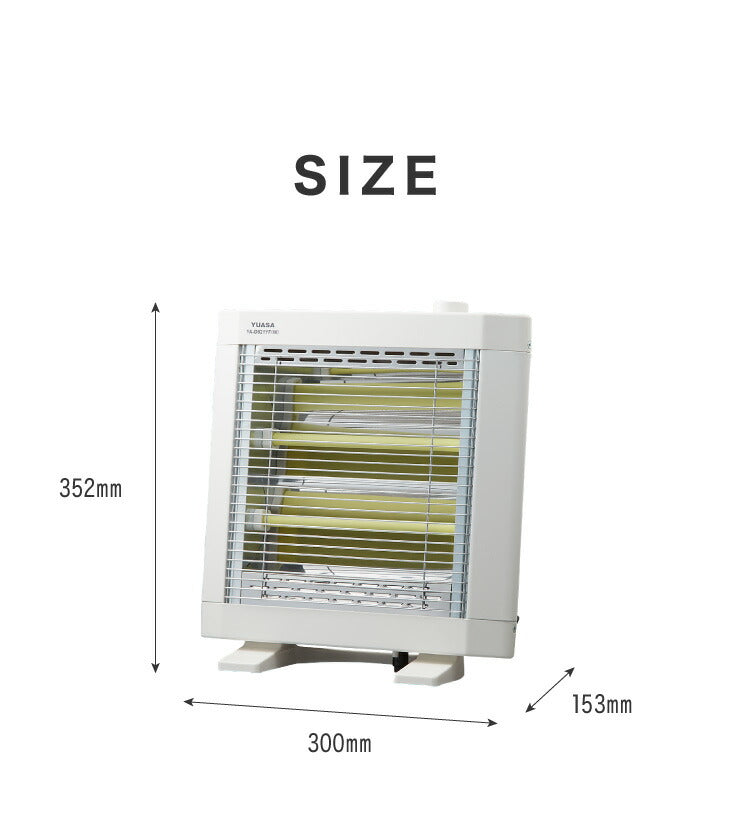電気ストーブ 800W/400W 2段階切替 二重転倒オフスイッチ 電気 ストーブ 足元 ヒーター 薄型 軽量 冬 省エネ エコ