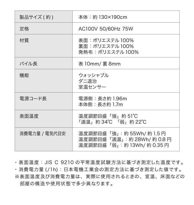プレミアムファー 電気掛敷毛布 130×190cm 本体丸洗い可能 ダニ退治 スライド調節 室温センサー 電気毛布 ブラウン
